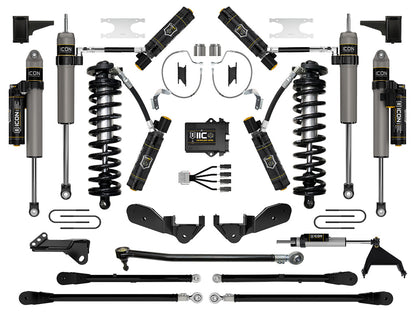 2023-2025 Ford F-250/F-350 Super Duty 4WD 4-5.5 Inch Lift Coilover Conversion System Icon Vehicle Dynamics