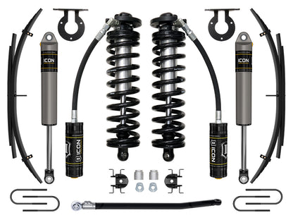 08-10 Ford F250/F350 2.5-3 Inch Lift Coilover System W/ Leaf Springs Icon Vehicle Dynamics