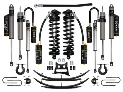 08-10 Ford F250/F350 2.5-3 Inch Lift Coilover System W/ Leaf Springs Icon Vehicle Dynamics