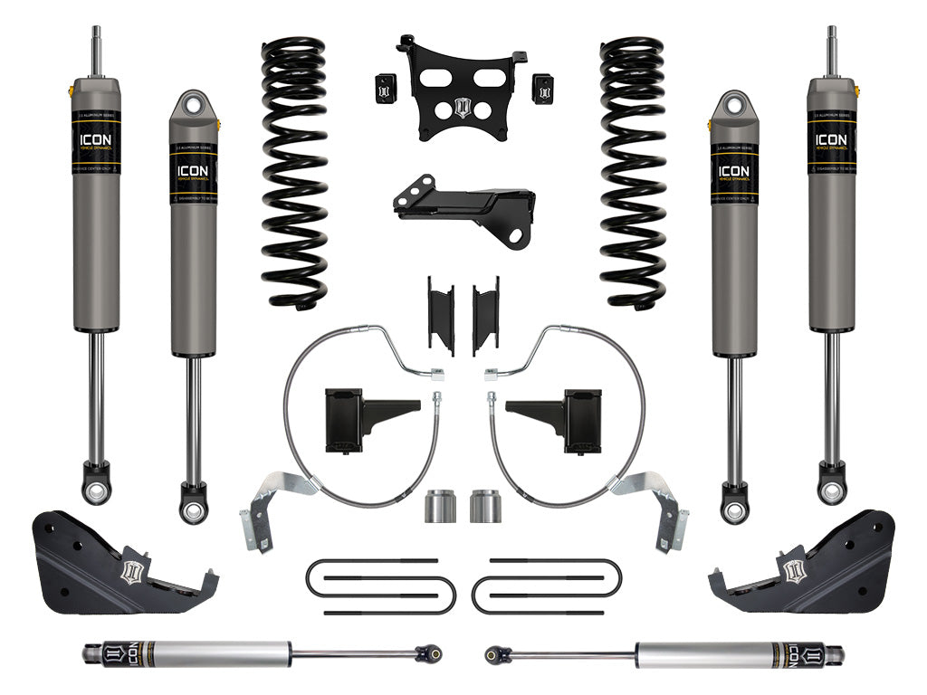 2023-2025 Ford F-250/F-350 Super Duty 4WD Diesel 4.5 Inch Lift Suspension System Icon Vehicle Dynamics