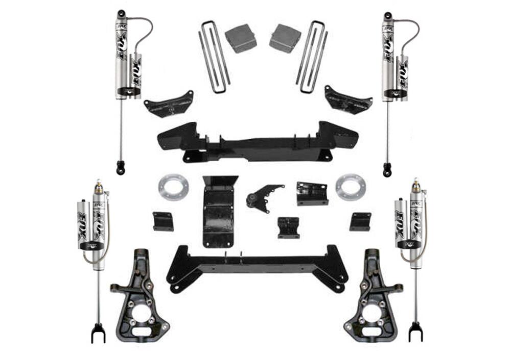 6 Inch Lift Kit 2001-2010 Chevy Silverado/GMC Sierra 2500 Hd/3500 Hd 4WD Knuckle Kit with Fox 2.0 Shocks Superlift