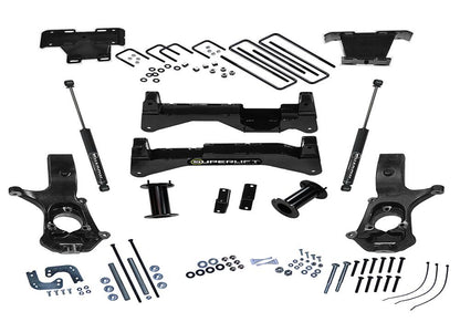 8 Inch Lift Kit 2007-2016 Chevy Silverado and GMC Sierra 2WD with Cast Steel Control Arms with Shocks Superlift