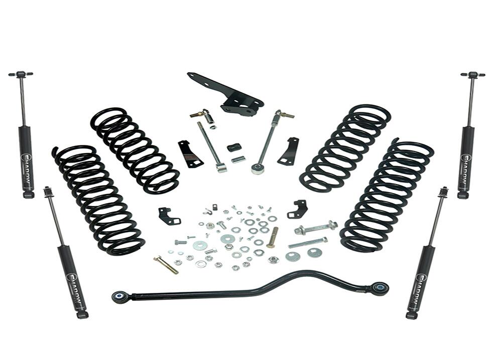 4 Inch Lift Kit 2007-2018 Jeep Wrangler JK 2 Door Standard Kit with Shocks Superlift