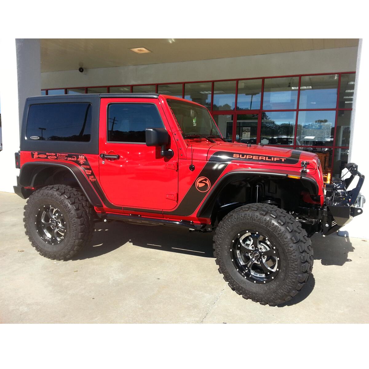 4 Inch Lift Kit 2007-2018 Jeep Wrangler JK 2 Door Standard Kit with Shocks Superlift