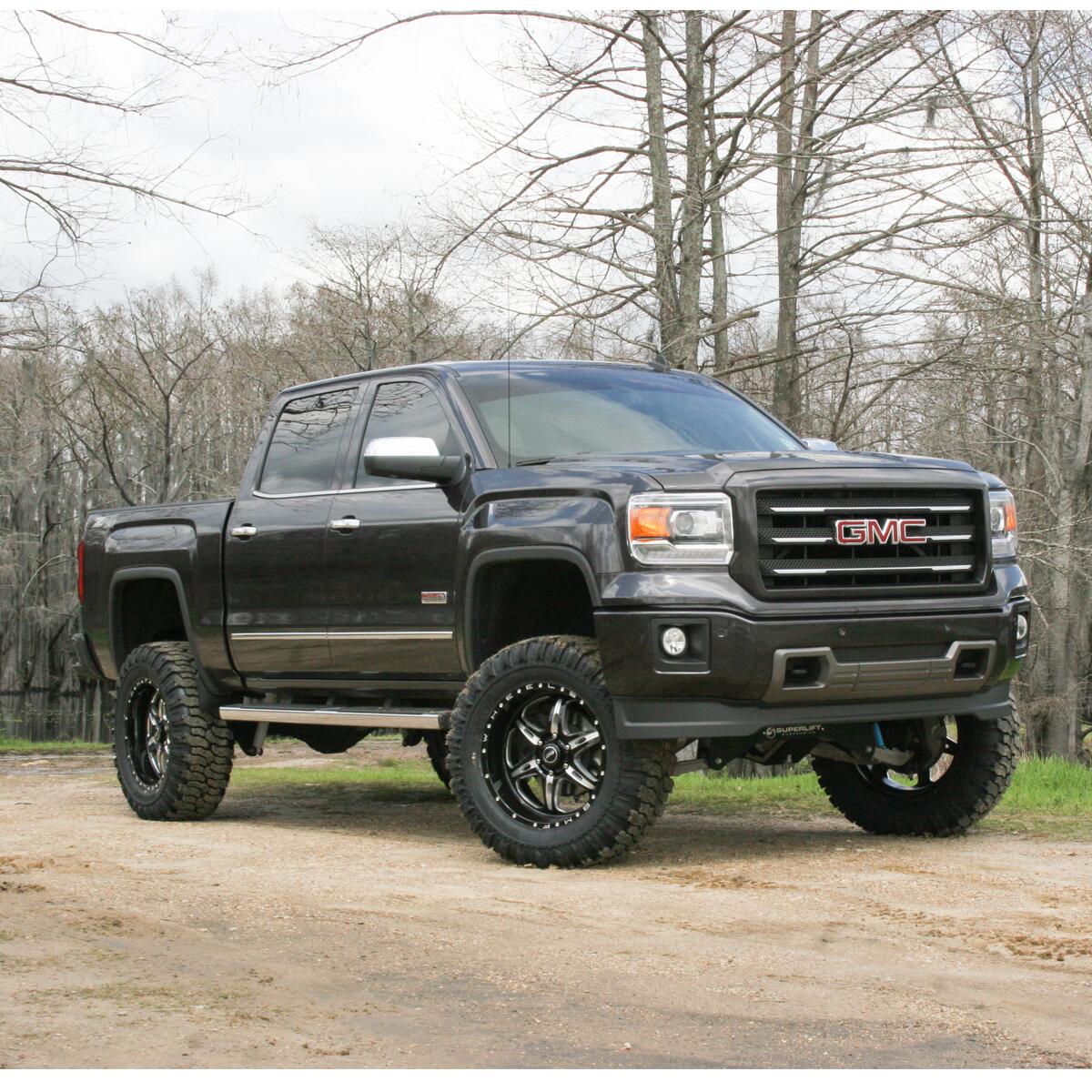 8 Inch Lift Kit 2007-2016 Chevy Silverado and GMC Sierra 4WD with Factory Cast Steel Control Arms with King Coilovers and Shocks Superlift