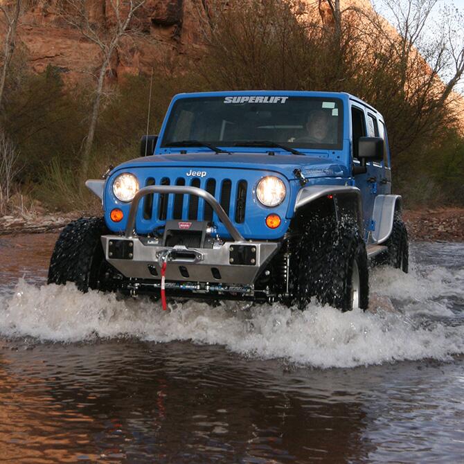4 Inch Lift Kit 2007-2018 Jeep Wrangler JK Unlimited with Shocks Superlift