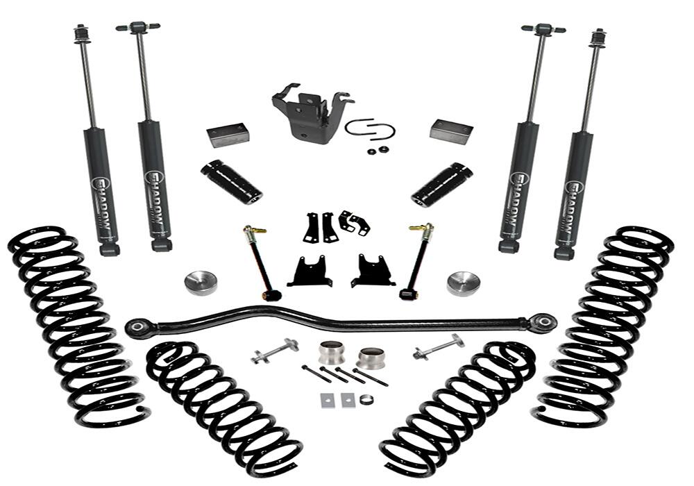 4 Inch Lift Kit 2007-2018 Jeep Wrangler JK Unlimited with Shocks Superlift