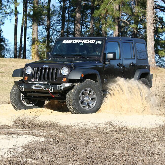 2.5 Inch Lift Kit 2007-2018 Jeep Wrangler JK 4 Door with Superlift Shocks Superlift