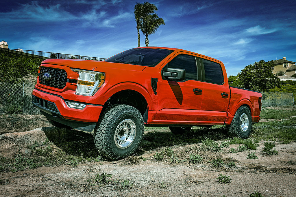 2021-2024 Ford F-150 4WD 2.75-3.5 Inch Lift Suspension System Billet Icon Vehicle Dynamics