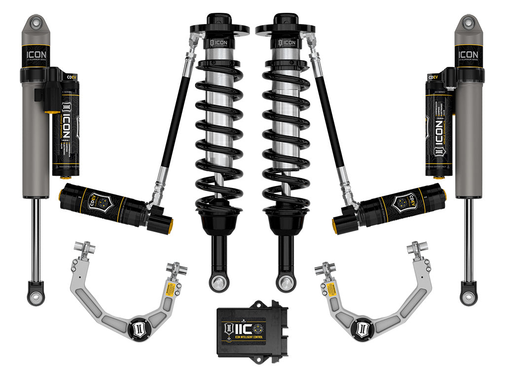2021-2024 Ford F-150 4WD 2.75-3.5 Inch Lift Suspension System Billet Icon Vehicle Dynamics
