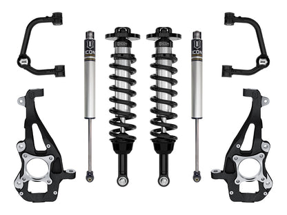 2021-2024 Ford F-150 4WD 3.5-4.5 Inch Lift Suspension System Tubular Icon Vehicle Dynamics