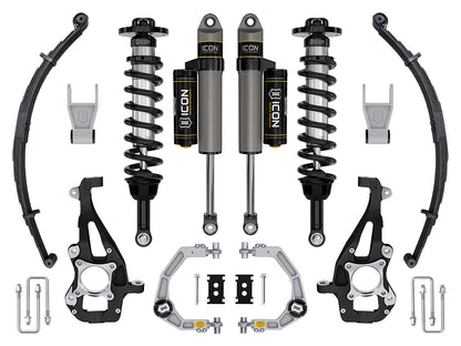 2021-2024 Ford F-150 4WD 3.5-4.5 Inch Lift Suspension System Tubular Icon Vehicle Dynamics