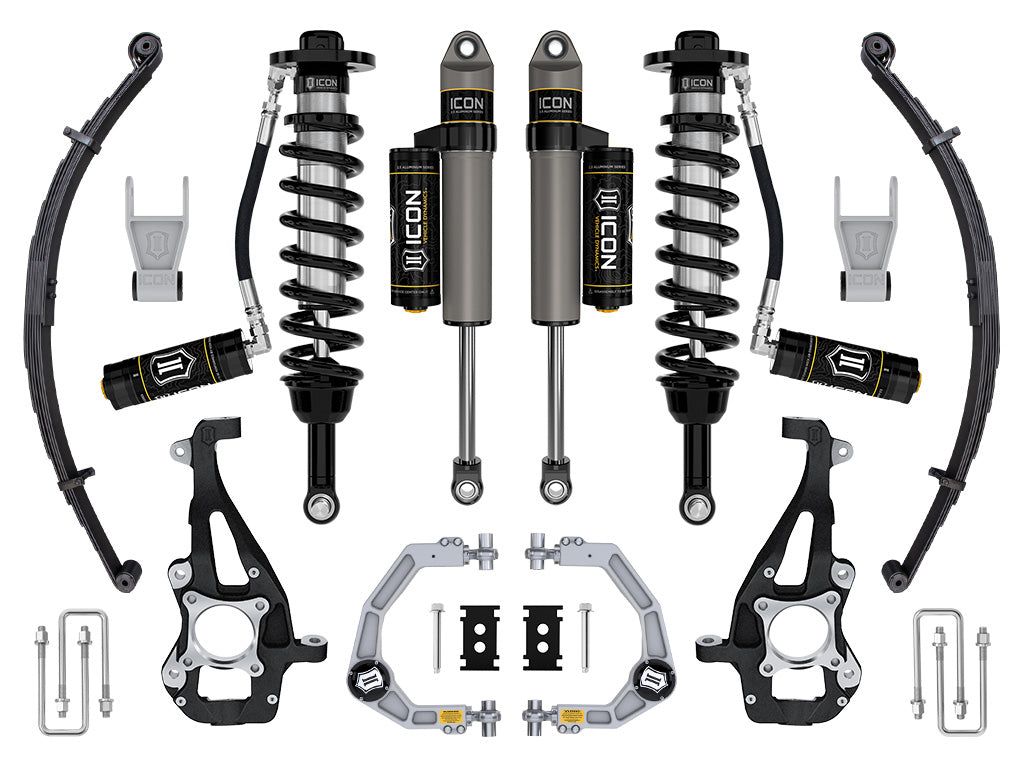 2021-2024 Ford F-150 4WD 3.5-4.5 Inch Lift Suspension System Tubular Icon Vehicle Dynamics