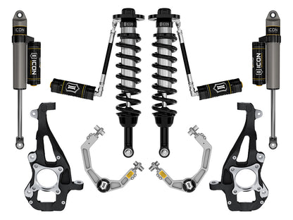 2021-2024 Ford F-150 4WD 3.5-4.5 Inch Lift Suspension System Tubular Icon Vehicle Dynamics