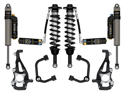 2021-2024 Ford F-150 4WD 3.5-4.5 Inch Lift Suspension System Tubular Icon Vehicle Dynamics