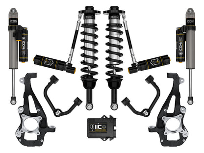 2021-2024 Ford F-150 4WD 3.5-4.5 Inch Lift Suspension System Tubular Icon Vehicle Dynamics