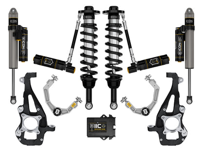 2021-2024 Ford F-150 4WD 3.5-4.5 Inch Lift Suspension System Tubular Icon Vehicle Dynamics