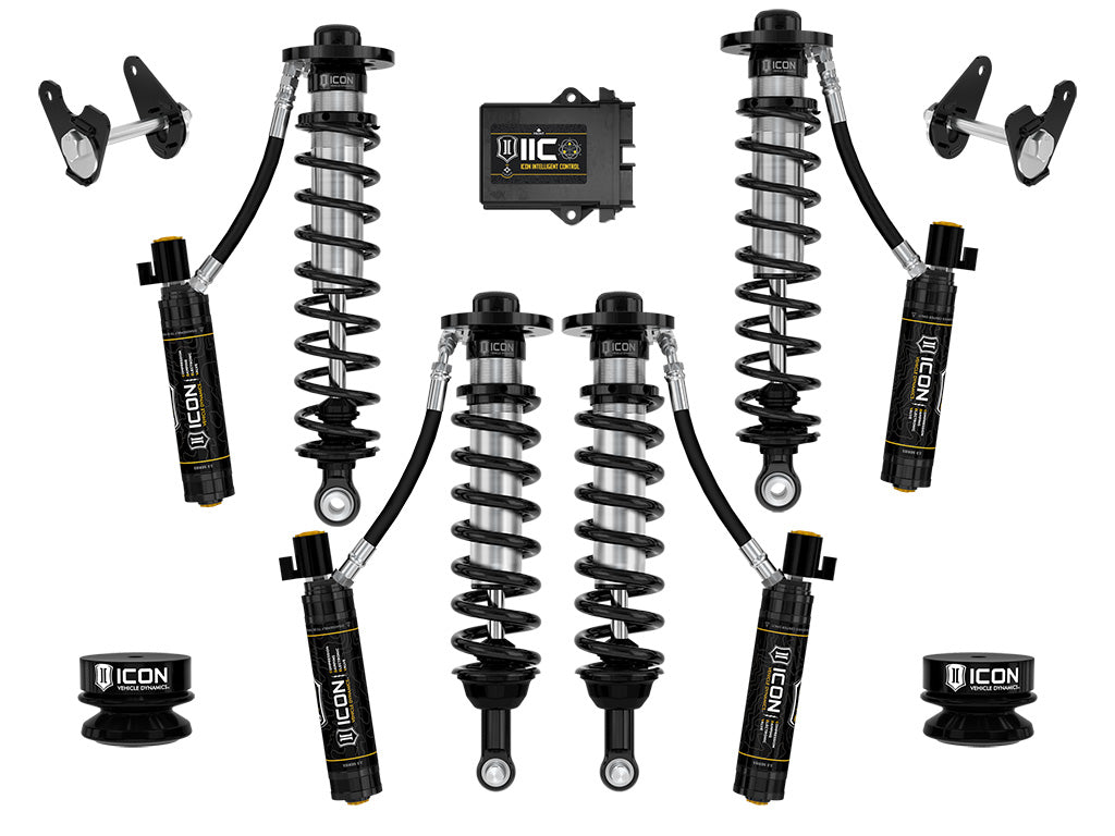 2022-2023 Ford F-150 Lightning 3.5-0 Inch Drop Stage 4 Suspension System Icon Vehicle Dynamics