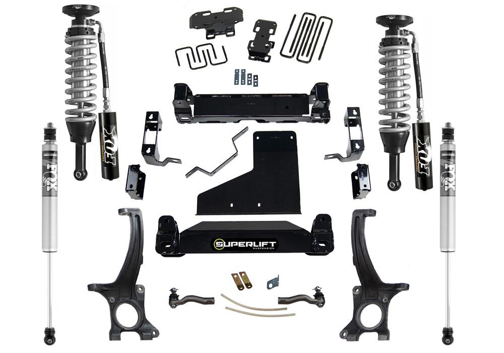 4.5 Inch Lift Kit 2007-2021 Toyota Tundra (will not work on Trd Pro/Rock Warrior/Xsp-X Models) with Fox Coilovers and Rear Shocks Superlift