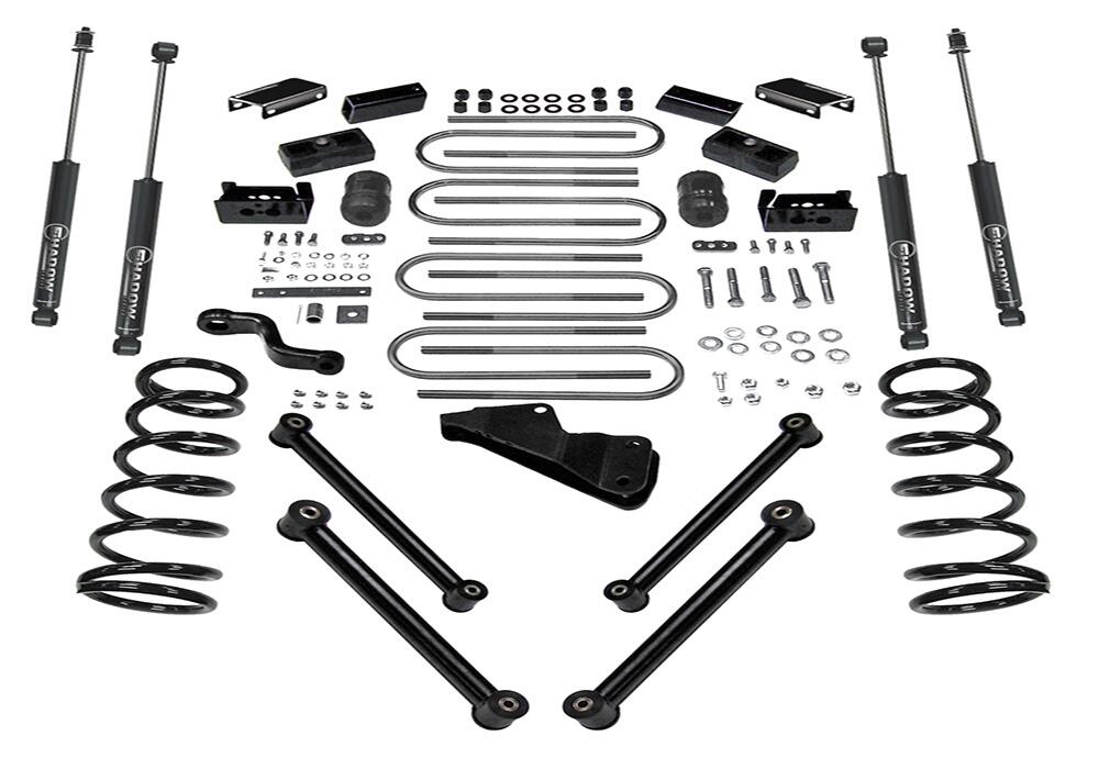 4 Inch Lift Kit 2010-2013 Dodge Ram 2500 and 2010-2012 3500 4WD Diesel Engine with Shocks Superlift