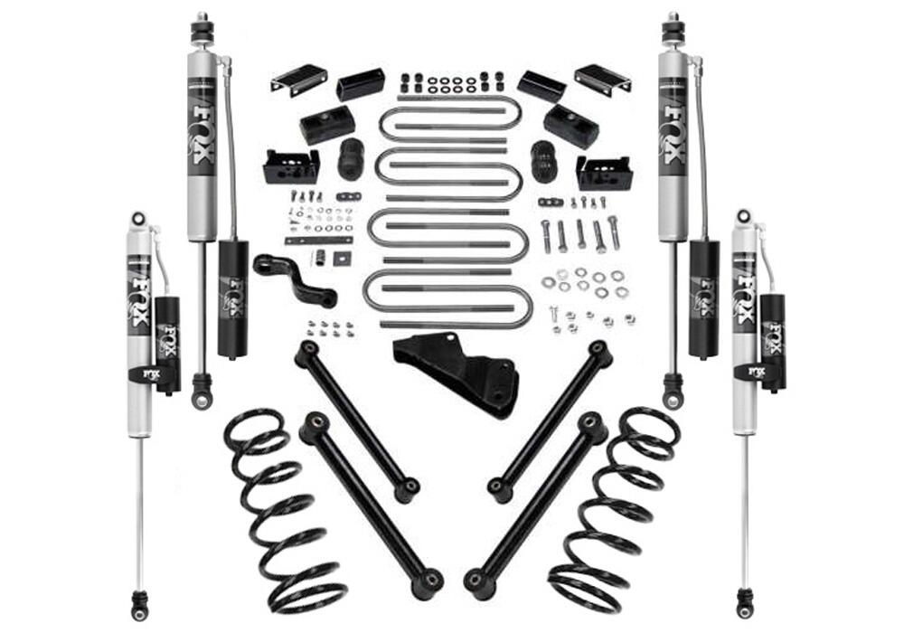 6 Inch Lift Kit 2010-2013 Dodge Ram 2500/2010-2012 3500 4WD Diesel Engine with Fox 2.0 Shocks Superlift