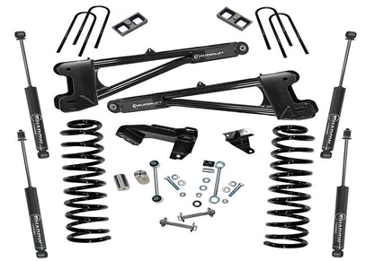 4 Inch Lift Kit 2008-2010 Ford F-250 and F-350 Super Duty 4WD Diesel Engine with Replacement Radius Arms and Shocks Superlift