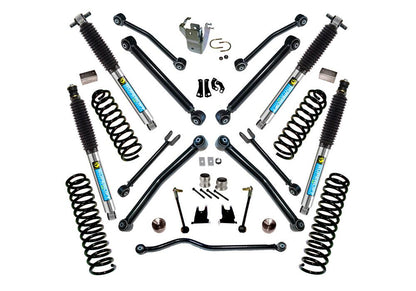 4 Inch Lift Kit 2007-2018 Jeep Wrangler JK 2 Door with Reflex Control Arms and Shocks Superlift