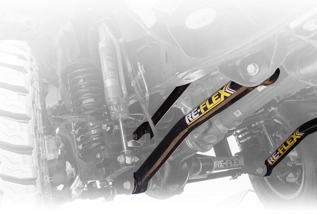 4 Inch Lift Kit 2007-2018 Jeep Wrangler JK 2 Door with Reflex Control Arms and Shocks Superlift
