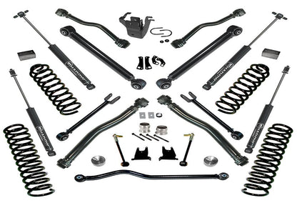 4 Inch Lift Kit 2007-2018 Jeep Wrangler JK 2 Door with Reflex Control Arms and Shocks Superlift