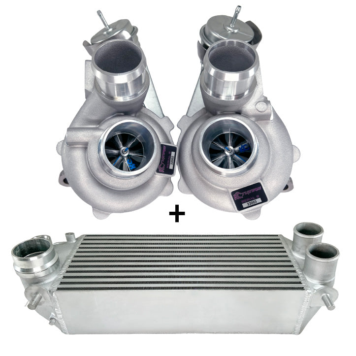 KC Turbos KC Reaper 500 Twin Turbos + KC Intercooler Package - 3.5