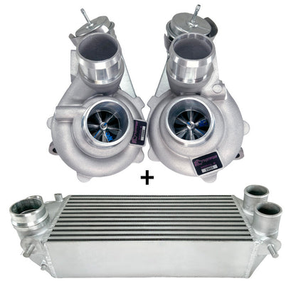 KC Turbos KC Reaper 500 Twin Turbos + KC Intercooler Package - 3.5