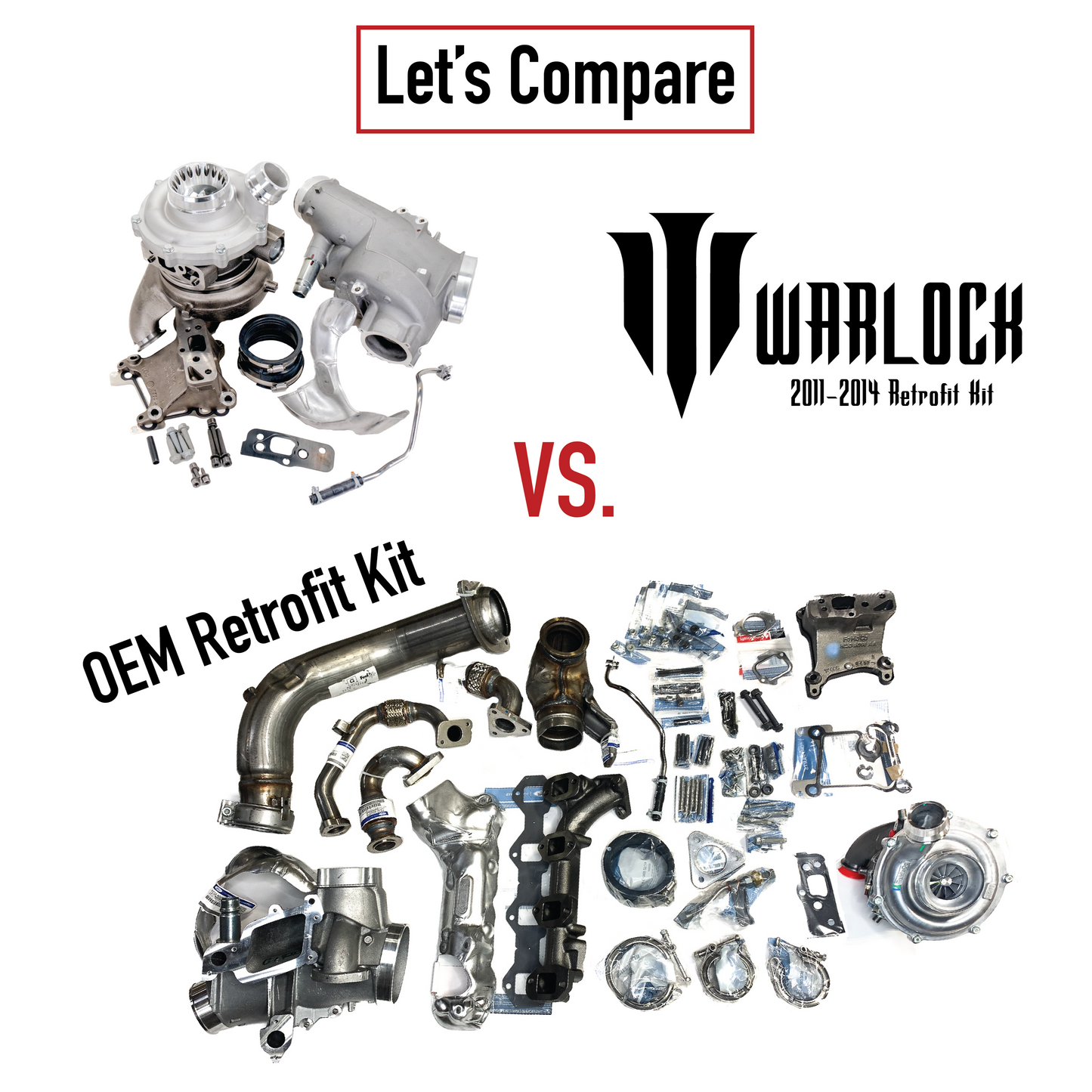 KC Turbos KC Warlock Retrofit Kit - 6.7 Powerstroke (2011-2014) - view 2