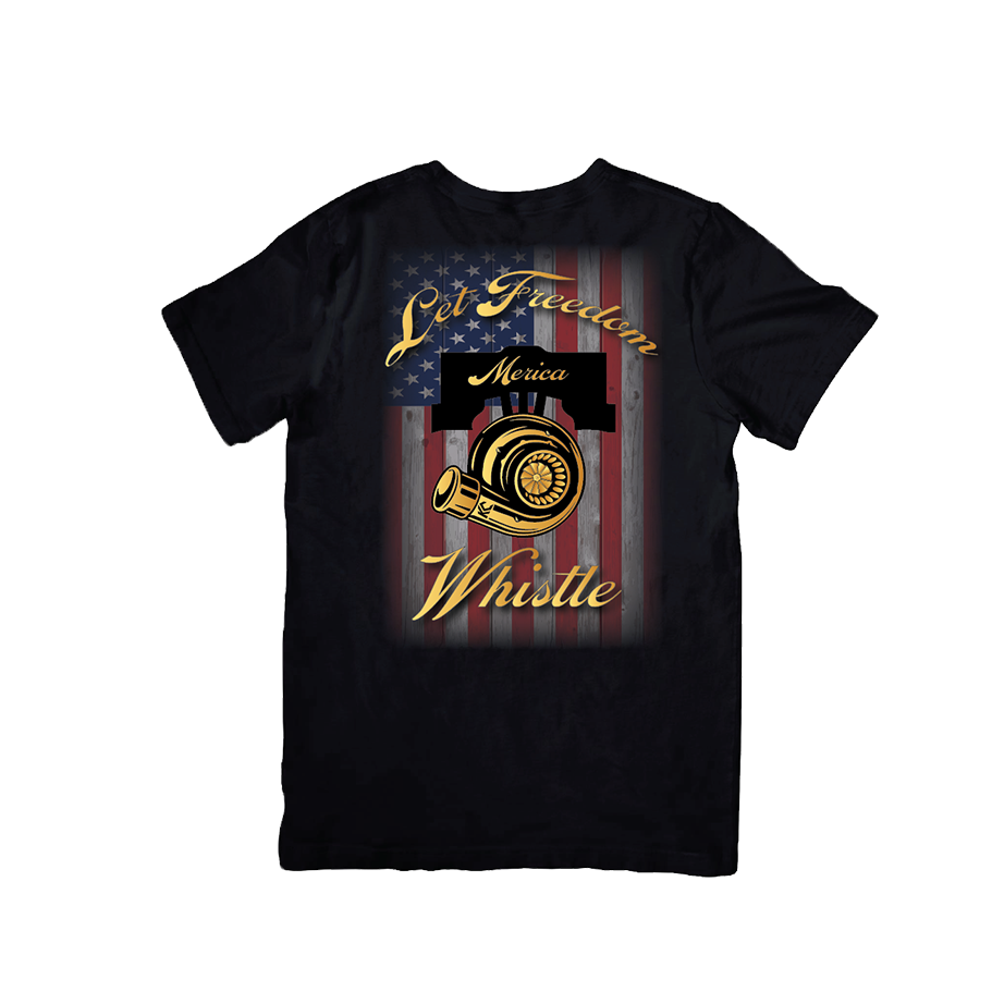Textile Graphix "Let Freedom Whistle" T-shirt