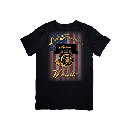 Textile Graphix "Let Freedom Whistle" T-shirt