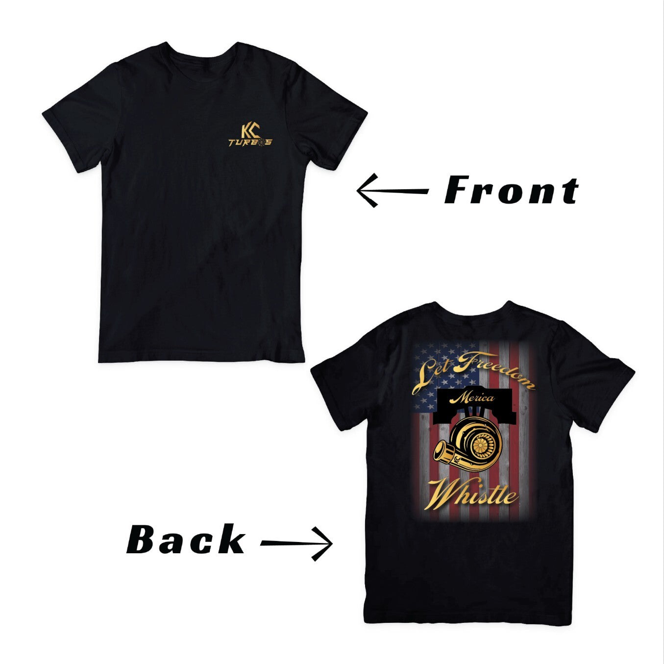Textile Graphix "Let Freedom Whistle" T-shirt - view 2