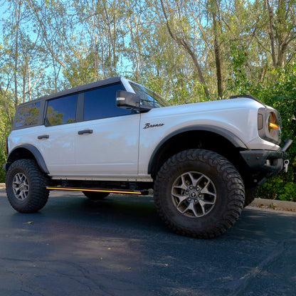 Lumastep M2 Powered Light Up Running Boards | 2021-2026 Ford Bronco