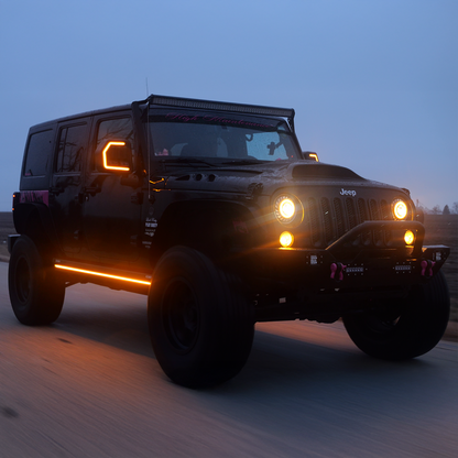 Lumastep M2 Powered Light Up Running Boards | 2007-2018 Jeep Wrangler JKU