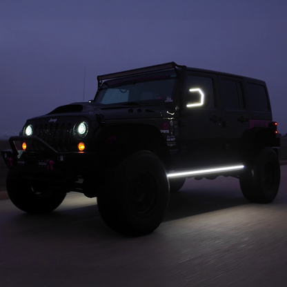 Lumastep M2 Powered Light Up Running Boards | 2007-2018 Jeep Wrangler JKU