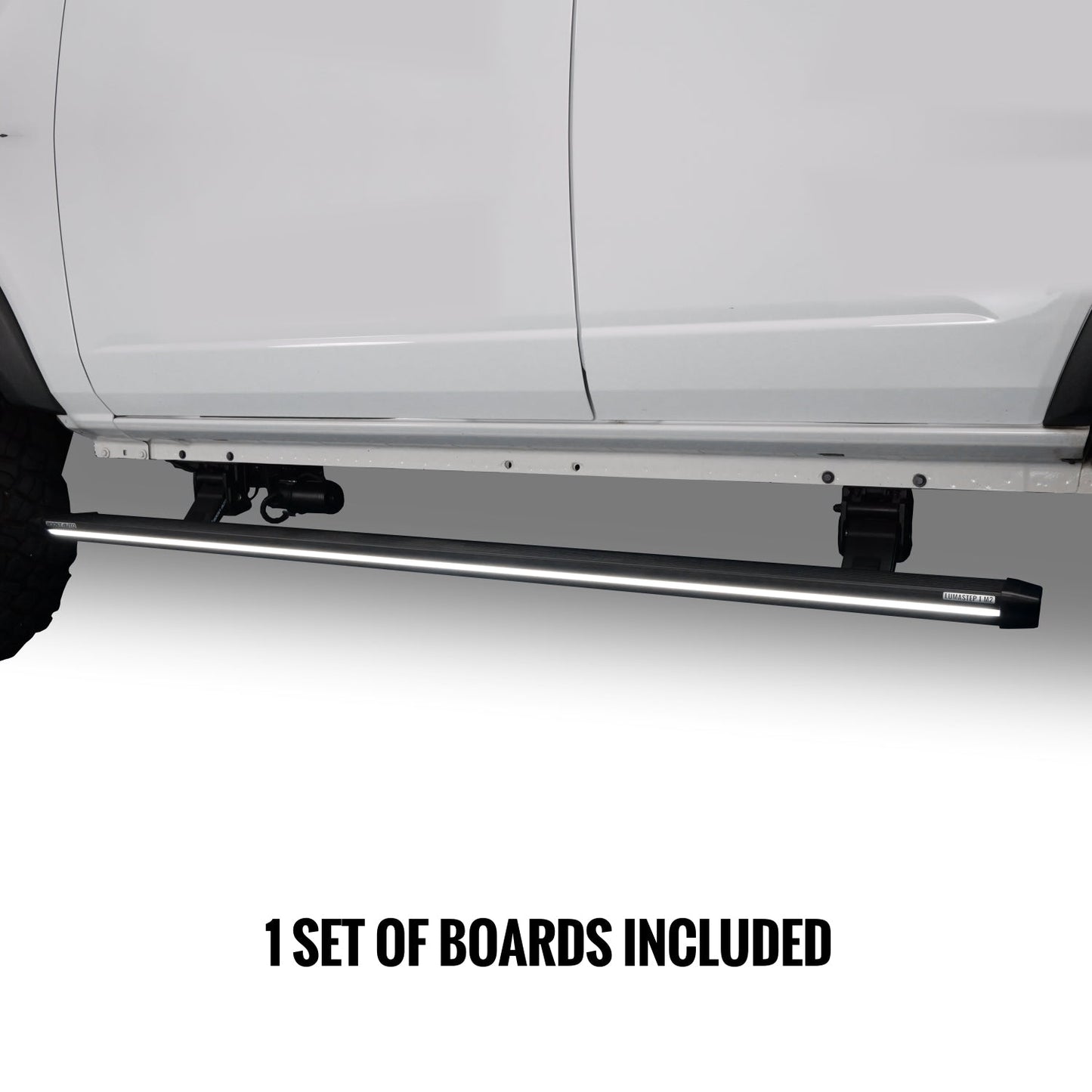 Lumastep M2 Powered Light Up Running Boards | 2021-2026 Ford Bronco
