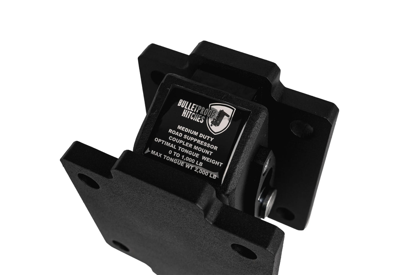 Medium Duty Road Suppressor Flat Plate to Flat Plate Mount BulletProof Hitch