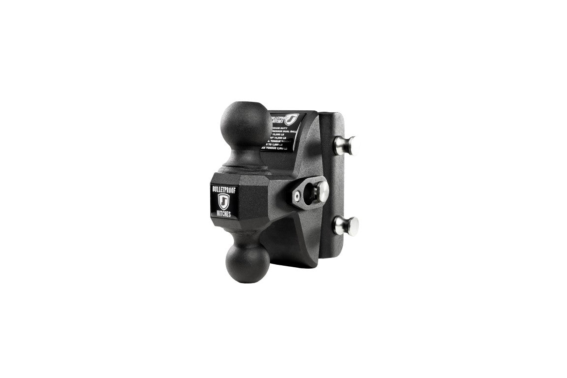 Medium Duty Road Suppressor Dual Ball BulletProof Hitch