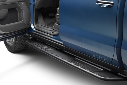 Roan Running Board Cab Length (2 Steps per Side) 2019 (New Body Style)-2025 Chevy Silverado/GMC Sierra 1500/2020-2025 2500 HD/3500 HD Crew Cab Textured Black NFab