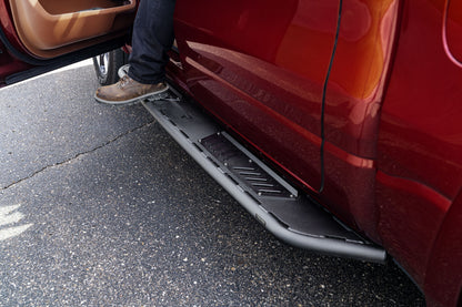 Roan Running Board Cab Length (2 Steps per Side) 2019-2025 (New Body Style) Ram 1500 Crew Cab Textured Black NFab
