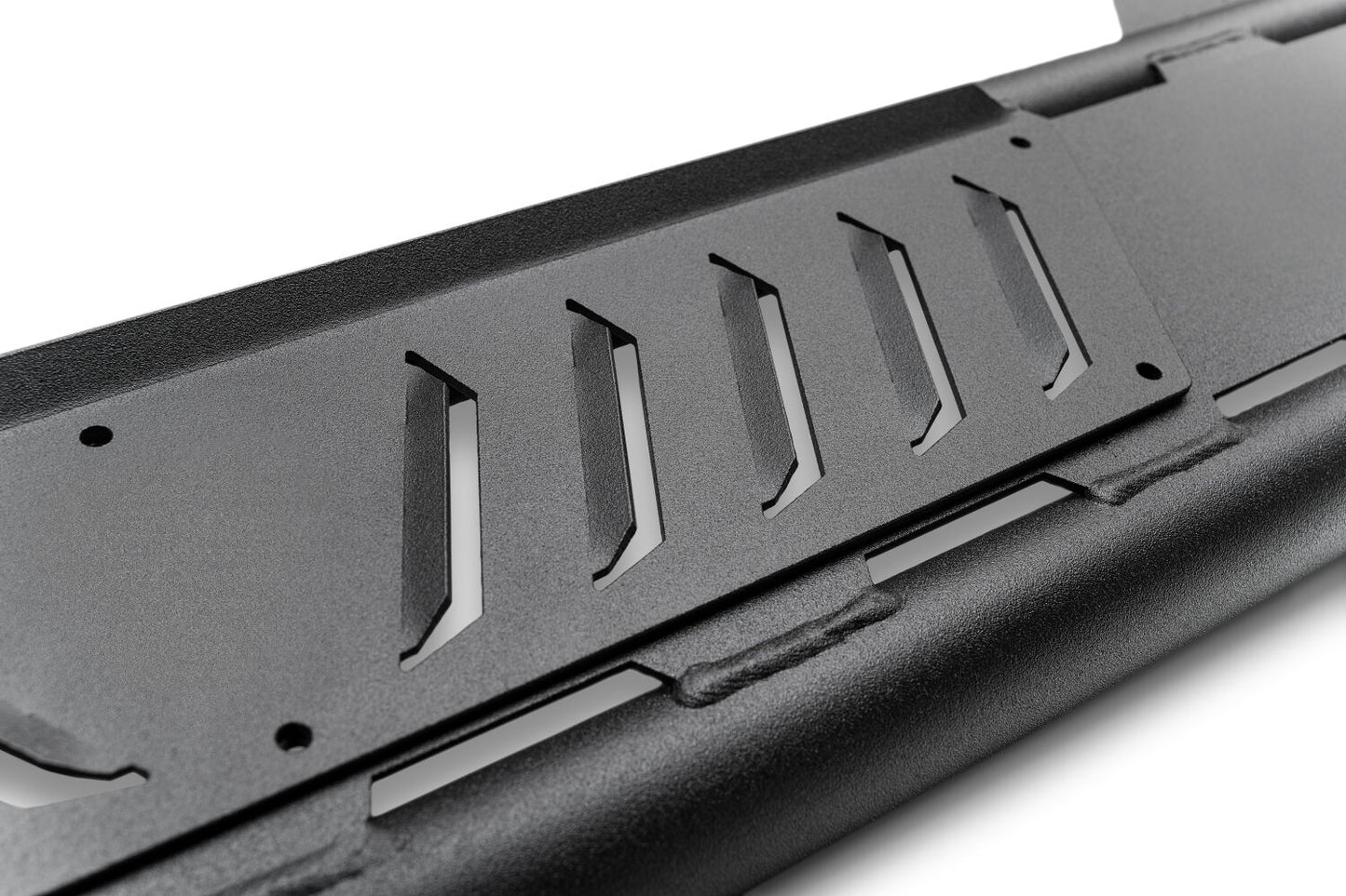Roan Running Boards Full Length (1 Step per Side) 2018-2026 Jeep Wrangler JL Textured Black NFab