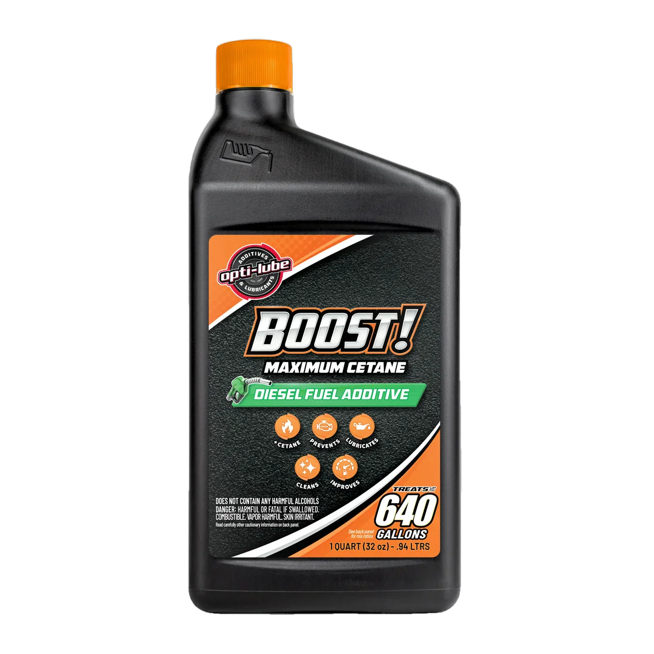Opti-Lube Boost! Maximum Cetane Diesel Fuel Additive: Quart (32oz)
