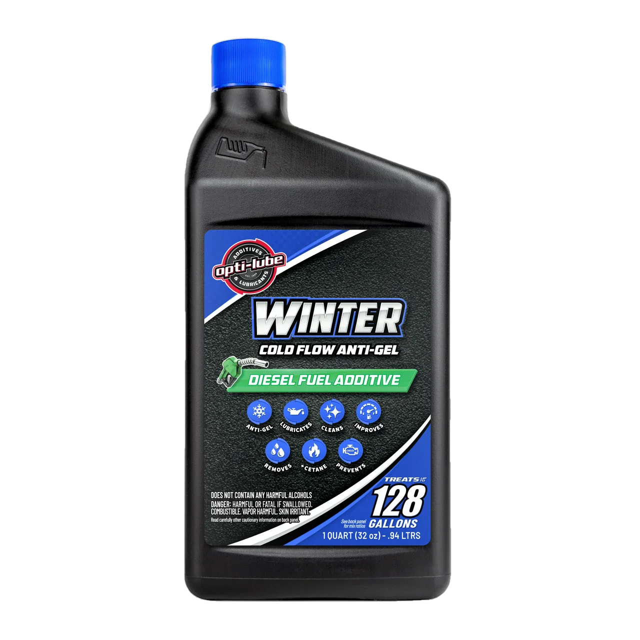 Opti-Lube Winter Anti-gel Diesel Fuel Additive: Quart, Case of 12