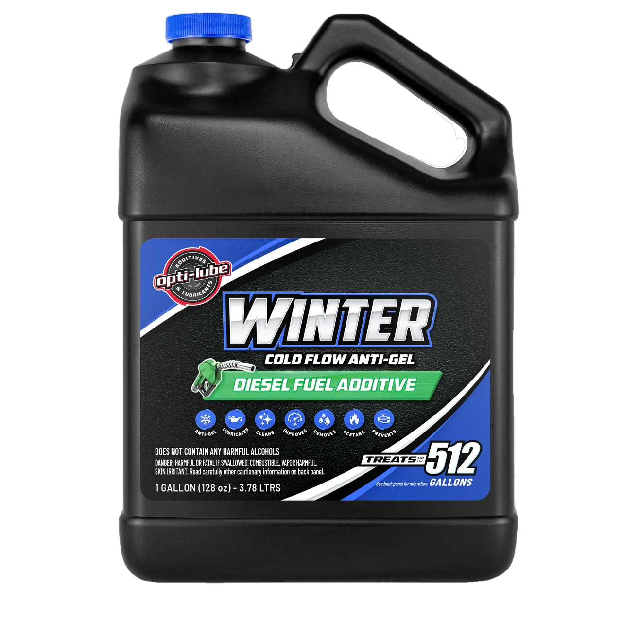 Opti-Lube Winter Anti-Gel Diesel Fuel Additive: 1 Gallon with