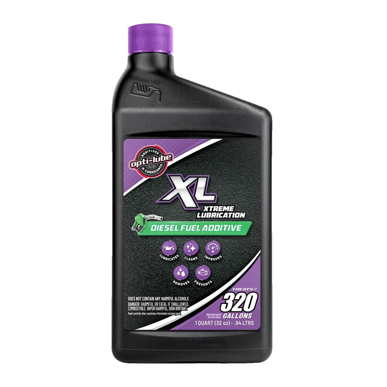 Opti-Lube XL Xtreme Lubricant Diesel Fuel Additive: 1 Quart, Treats