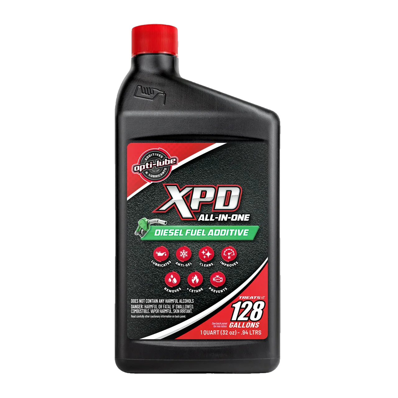 Opti-Lube XPD All-In-One Diesel Fuel Additive: 1 Quart, Treats up to