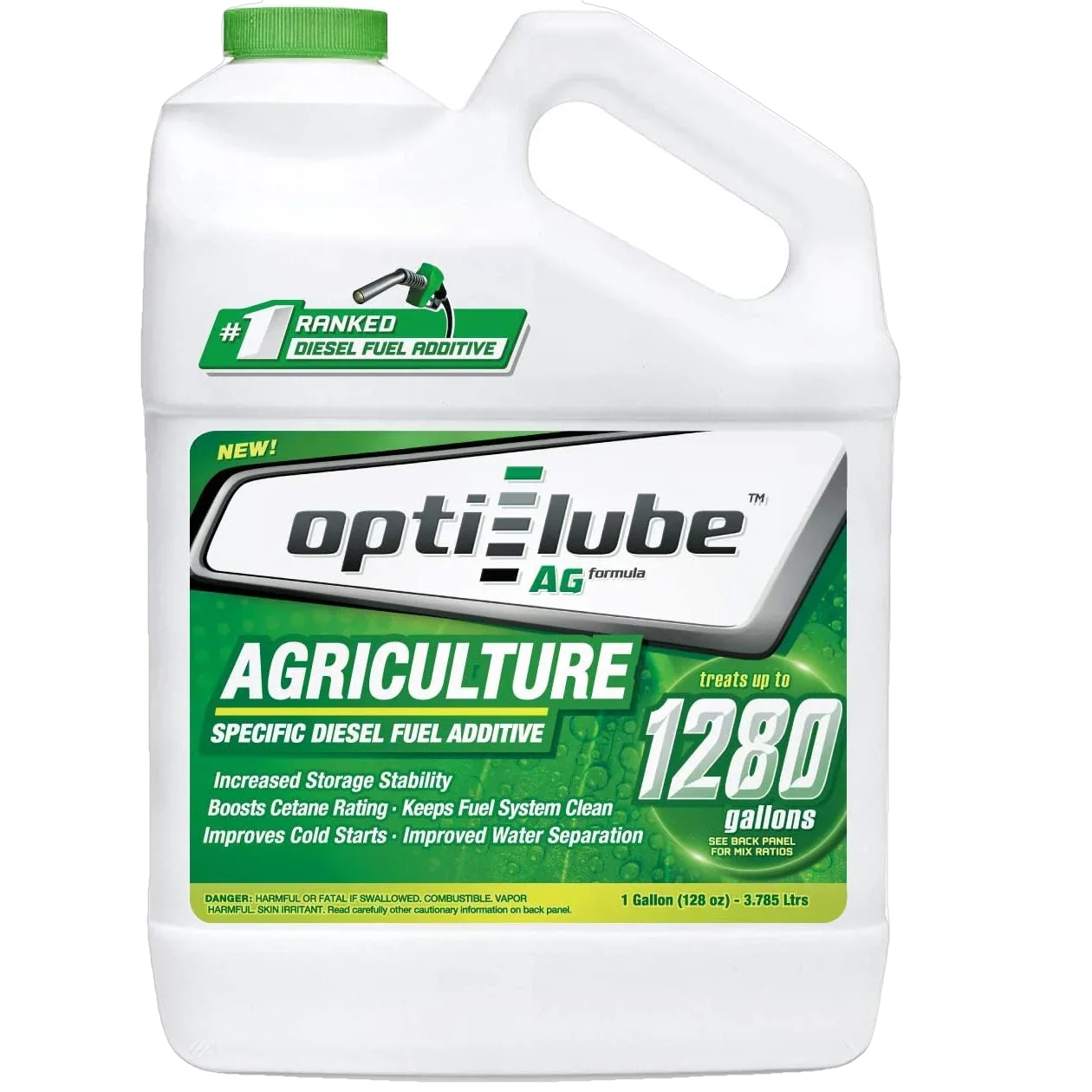 Opti-Lube Ag Agriculture Formula Diesel Fuel Additive: 1 Gallon